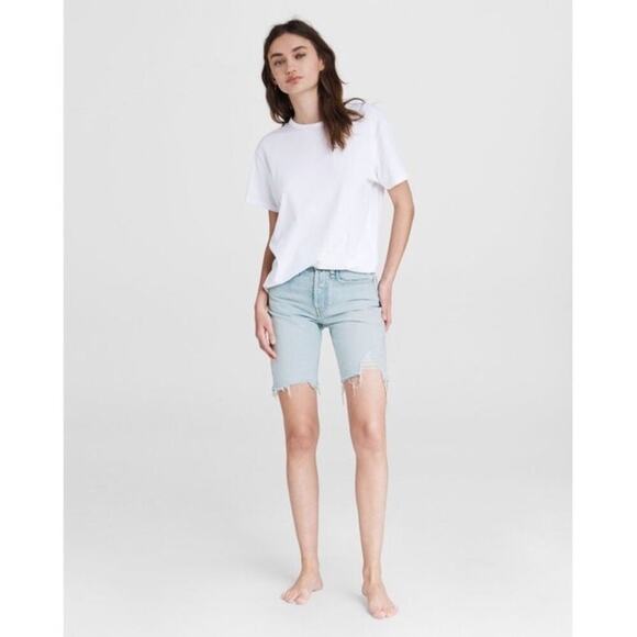 NEW Rag & Bone Maya High-Rise Walking Short - Montauk Sz 23 - Picture 1 of 9